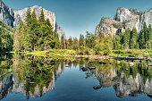 Merced River Yosemite National Park Valley California