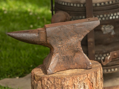 Medieval Blacksmith Reenactment Tools.