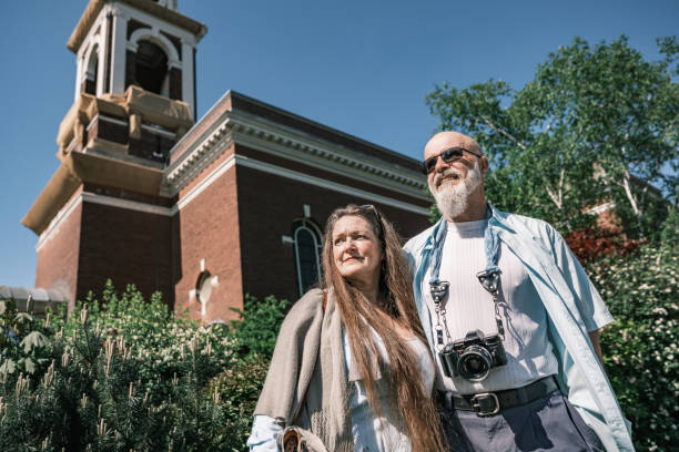 istock Senior  Couple sightseeing  the city 1491568458