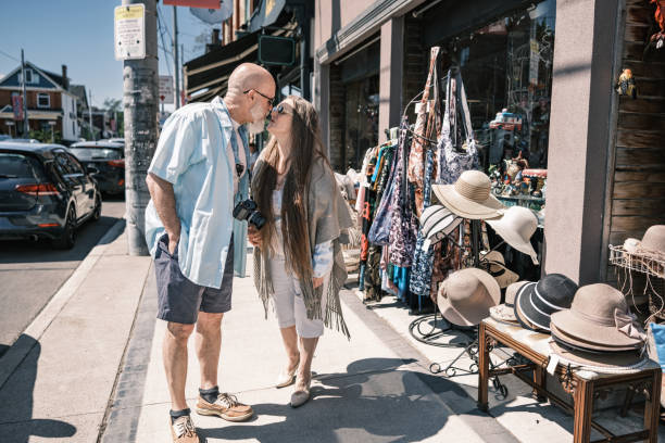 istock Senior  Couple sightseeing  the city 1491568589