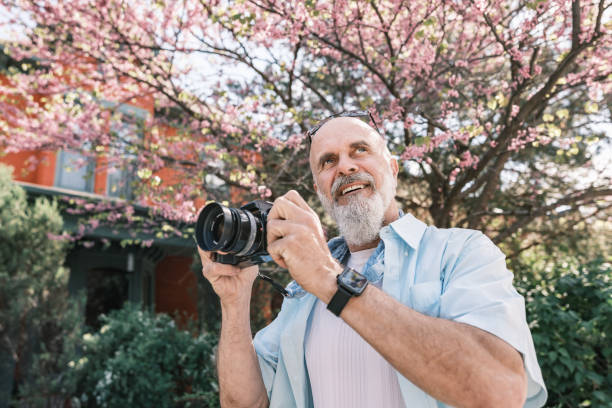 istock Senior man sightseeing the city 1491571130