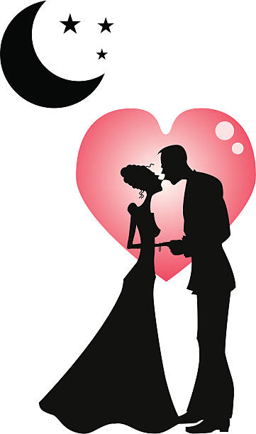 ilustrações de stock, clip art, desenhos animados e ícones de lua-de-mel - honeymoon wedding married engagement