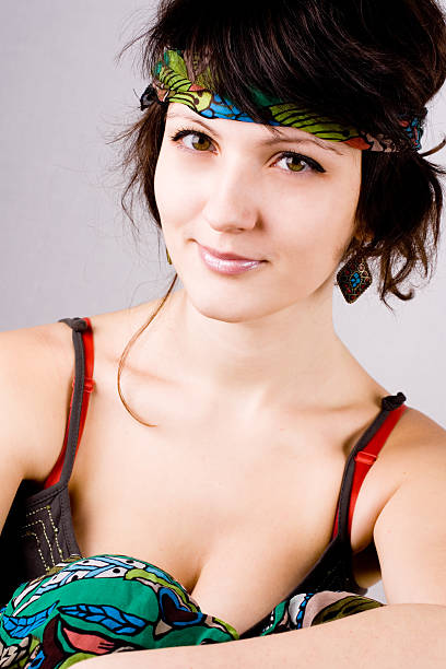 istock young hippie woman 149157216