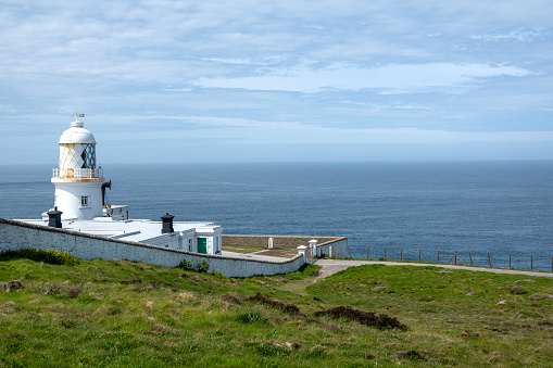 Pendeen lighthouse in Cornwall, UK