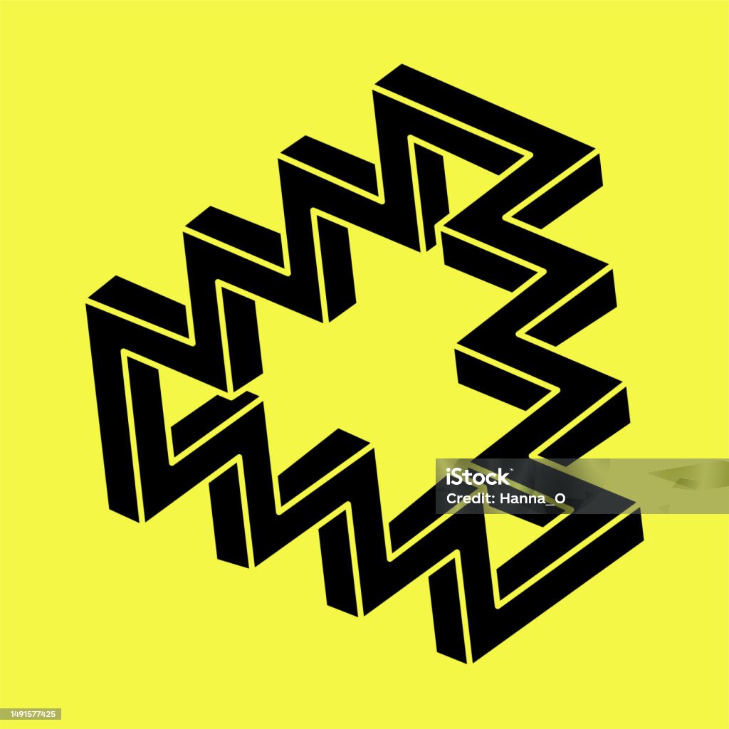 Forbidden Shape In Geometry Impossible Shape Sacred Geometry Figures Optical Illusion Impossible ...