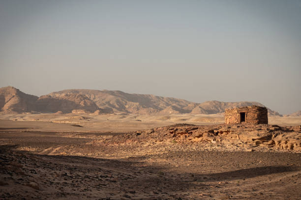 istock Ancient Nawamis town in Sinai desert, Egypt 1491581332