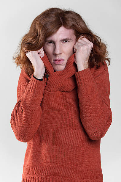 istock Young man with the long, auburn hair 149158214