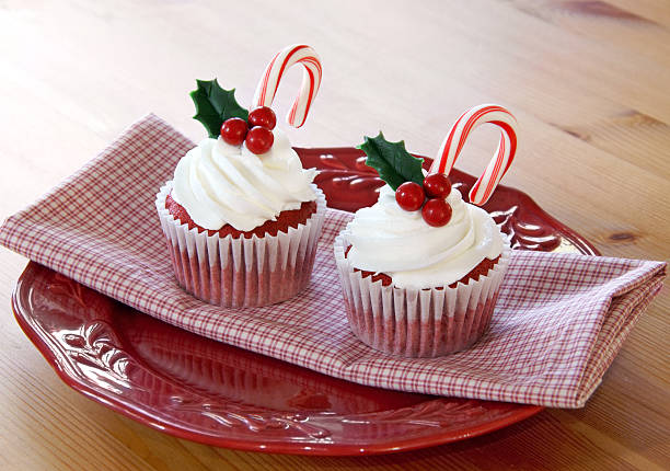 Natale cupcakes - foto stock