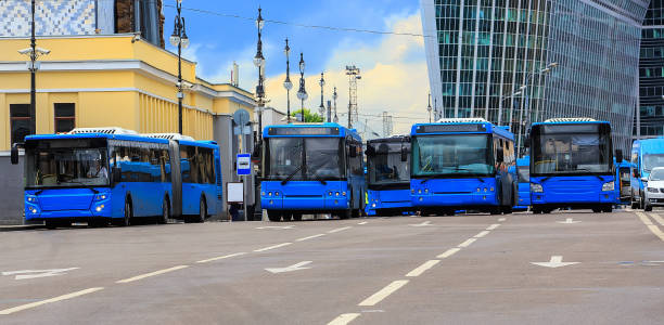 istock buses at the bus station in the city 1491595302