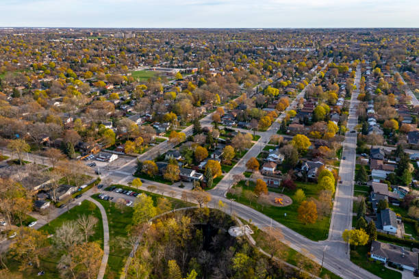 istock Aerial view of Chedoke Stairs Cliffview Park, Hamilton, Canada 1491601832