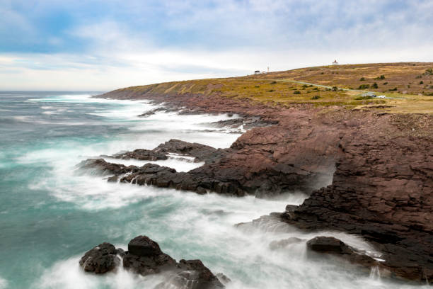 The Easternmost Point of North America, Cape Spear Lighthouse National Historic Site, Newfoundland and Labrador, Canada.