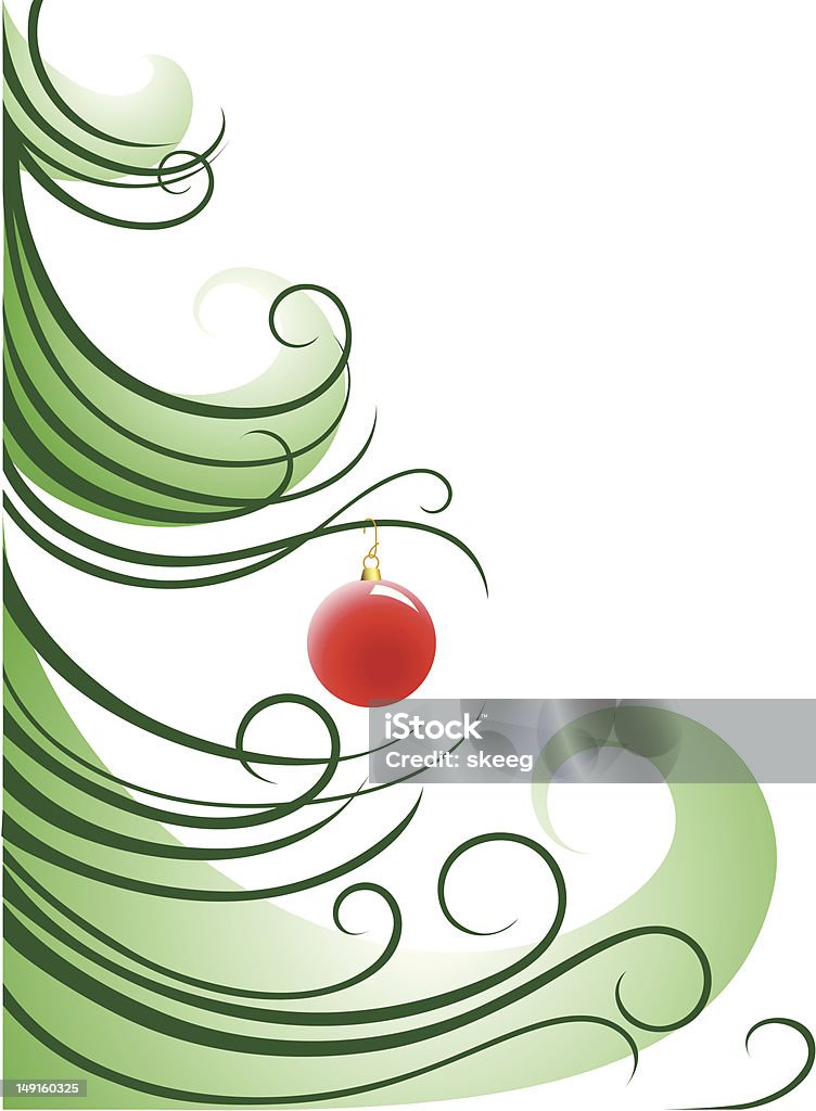 Weihnachtsbaum, Nahaufnahme - Lizenzfrei Abstrakt Vektorgrafik