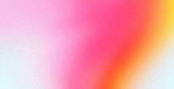 istock Noise texture abstract blurred pink yellow orange color gradient retro banner poster backdrop design 1491603556