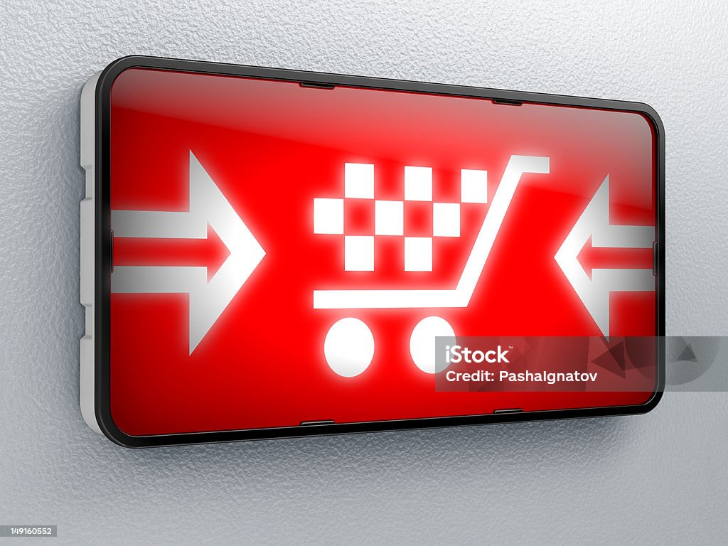 Venda - Royalty-free Carrinho de Compras Foto de stock