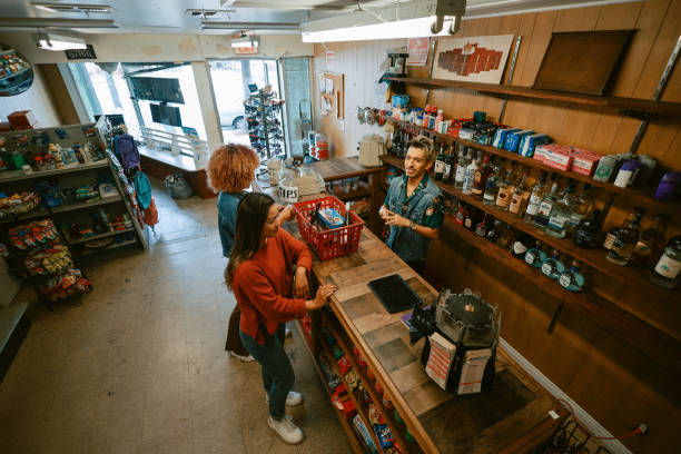 istock shopping in a local convenience store in LA 1491607327