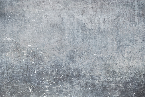 Old weathered metallic wall, grunge worn out background or texture