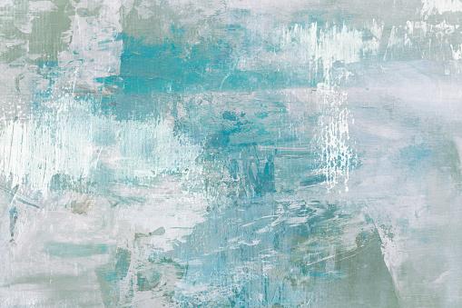Pale blue stained canvas grunge background