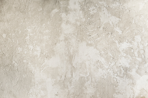 Old white limewashed wall texture background