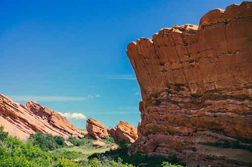 Red rocks in Morrison, Colorado