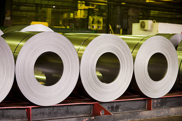 istock rolls of zinc steel sheet 149161642