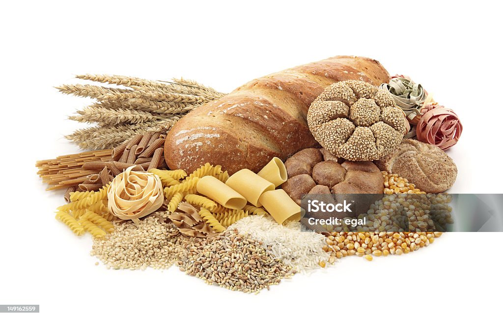 Alimentos alta en carbohidratos - Foto de stock de Carbohidrato libre de derechos
