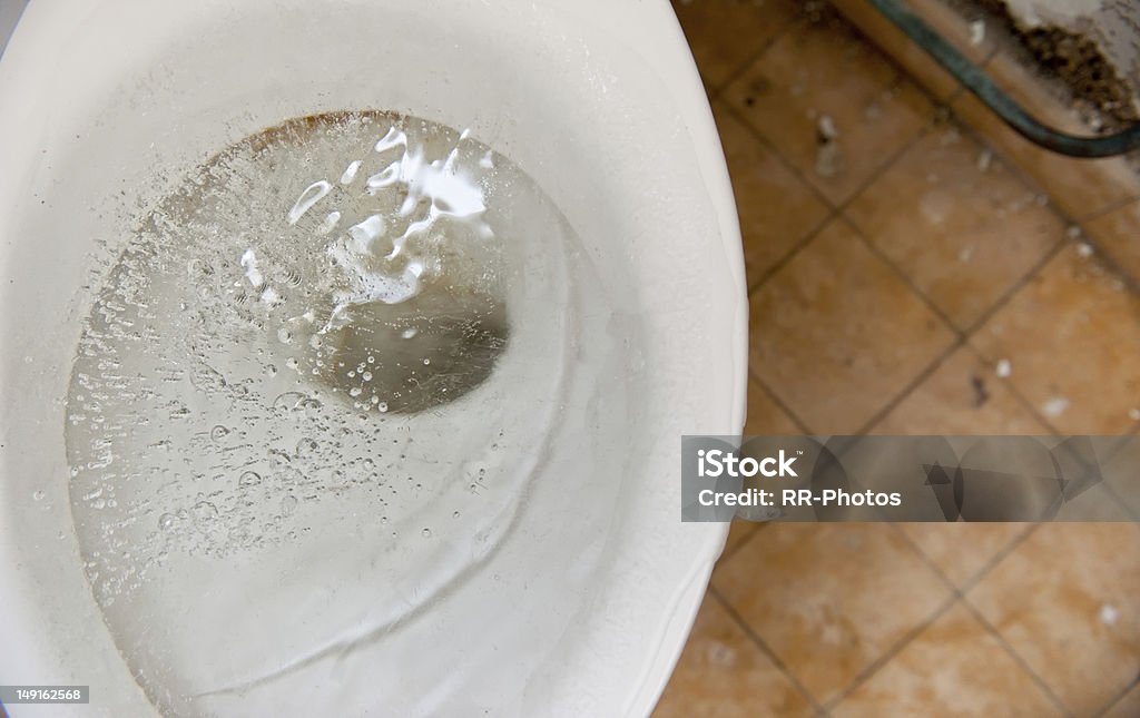 냉동상태의 변기 - 로열티 프리 화장실-가정용 시설 스톡 사진