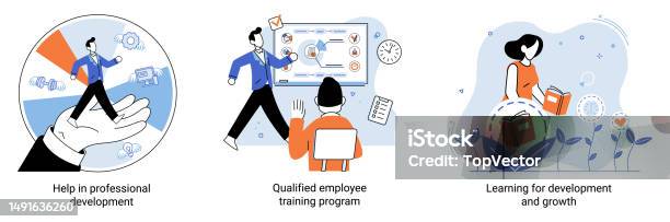 Staff Development Programme Animation Help In Professional Development Qualified Employee Training Program ...
