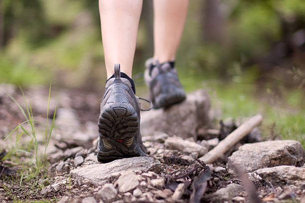 Hiking Boots stock photo