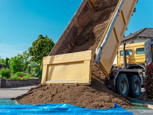 istock Truck with soil on the construction site. 1491650054