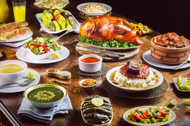 Assorted of Egyptian Oriental Dishes