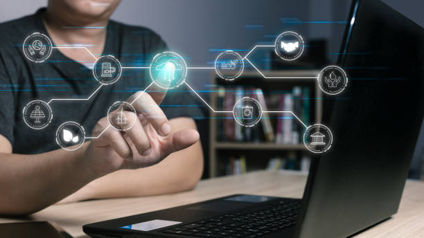 istock hand touch hologram to save energy,and reduce global warming,climate change,ecology friendly investment,ESG environment social governance,Green Business Innovation and Sustainable Development concept. 1491662521