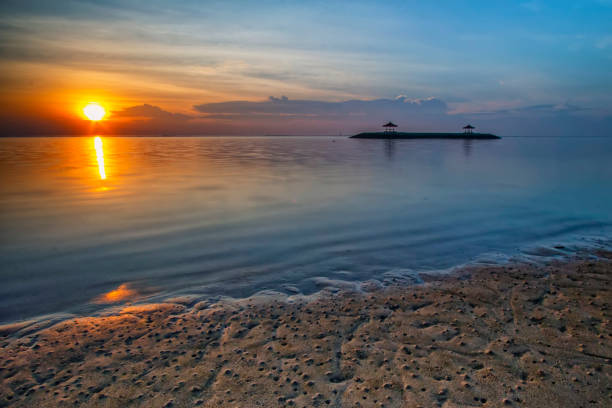 istock Sunrise at Coral Beach Sanur, Bali 1491665493