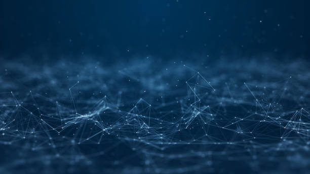 istock Abstract concepts of cybersecurity technology and digital data protection. Protect internet network connection with polygons, dots and lines with dark blue background, center focus, side blur. 1491670187
