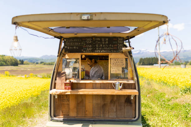 istock A man making coffee in his mobile coffee van parked outdoors 1491675131