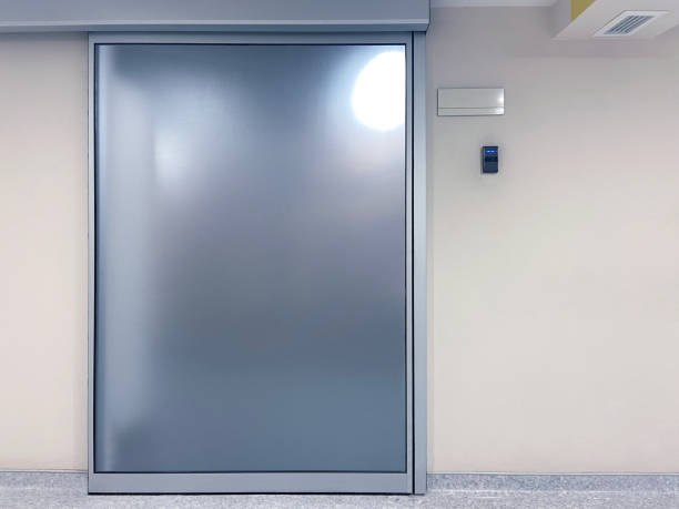 istock Hospital operating room door 1491676387