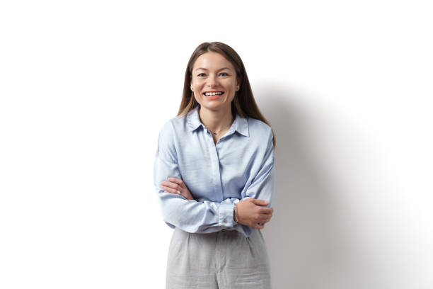 istock Caucasian successful confident young businesswoman 1491678771