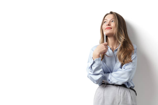 istock Caucasian successful confident young businesswoman 1491678812