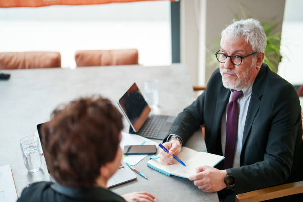 istock Business meeting with counselor 1491682124