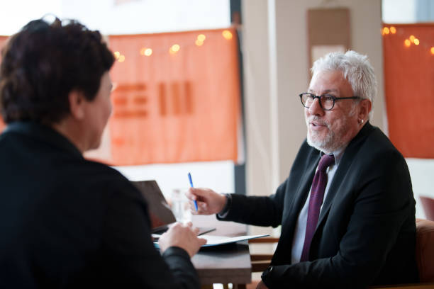 istock Business meeting with counselor 1491682220