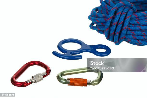 Climbing Gear Stock Photo - Download Image Now - Activity, Carabiner, Climbing