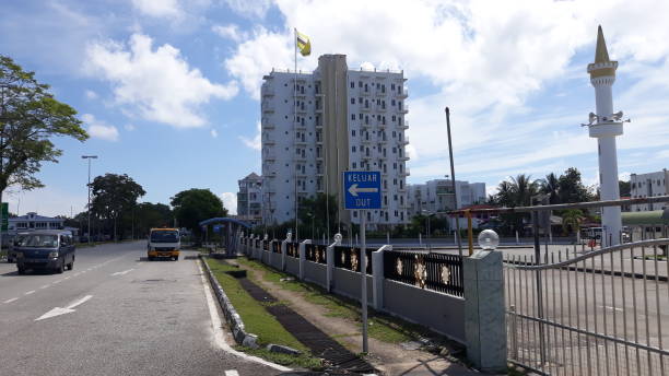 istock building and street way, in Brunei darusallam 1491688796