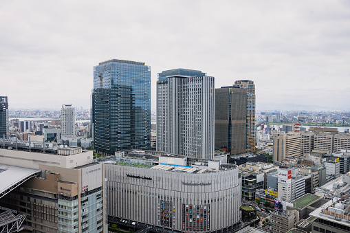 Panoramic view of urban city