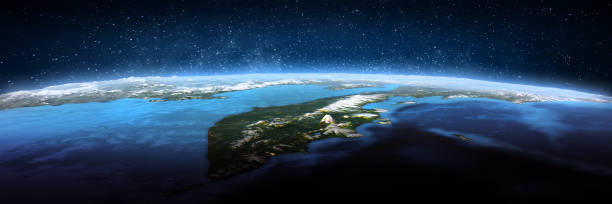 istock Kamchatka, landscape frome space 1491701124