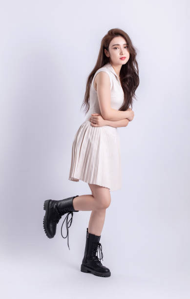 istock Sexy Model in Mini Dress 1491702464