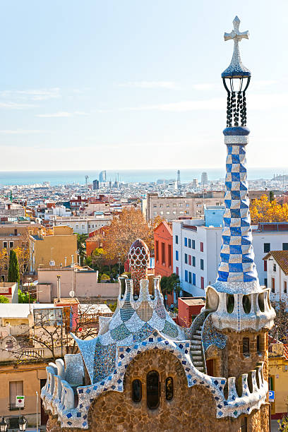istock Park Guell in Barcelona, Spain. 149170584