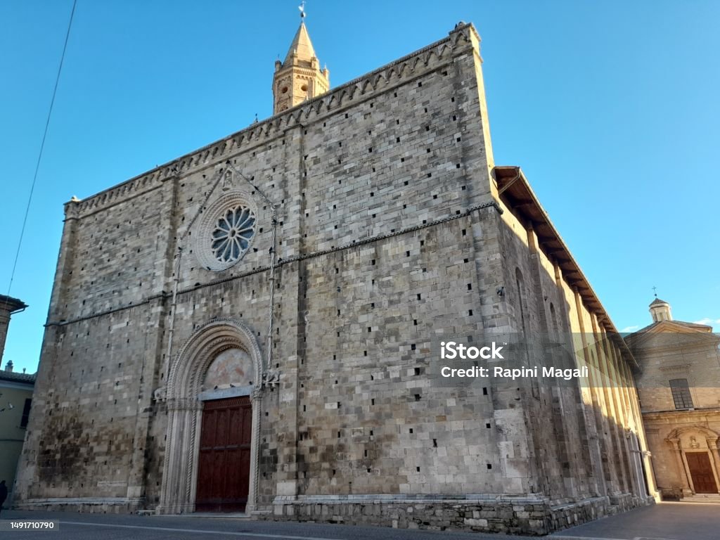 Indulgenza Plenaria Per I Defunti The Cathedral Of Atri Cocathedral Of The Diocese Of Teramoatri Stock
