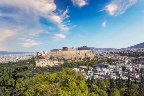 istock Beautiful view of the Acropolis in Athens 1491726192