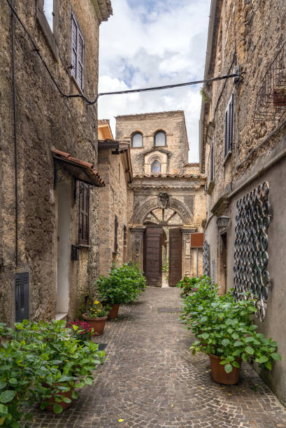 istock Rustic street in Collepardo, Lazio Italy 1491727975