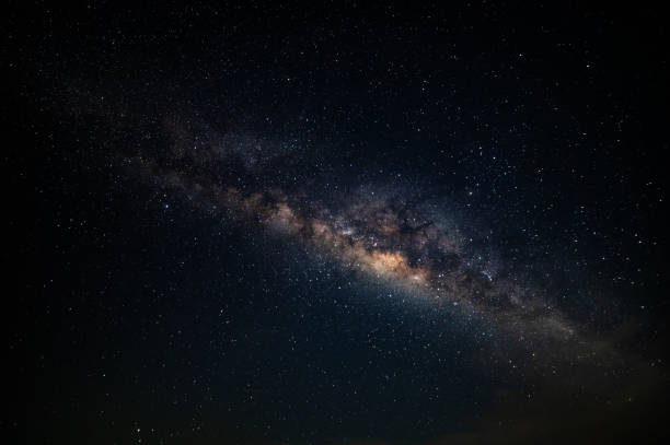 istock Panorama Milky way star on dark night.Deep sky on Universe. with noise and grain.Starry night sky, Milky way galaxy with stars and space dust in the universe. 1491731200