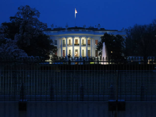 US white house building, Washington DC, USA.